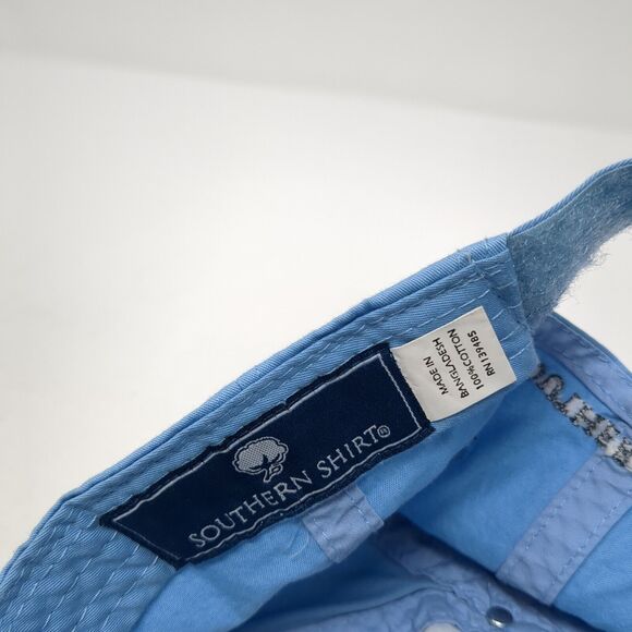 Southern Shirt Logo Strapback Hat Blue One Size Adjustable Embroidered - Picture 9 of 9